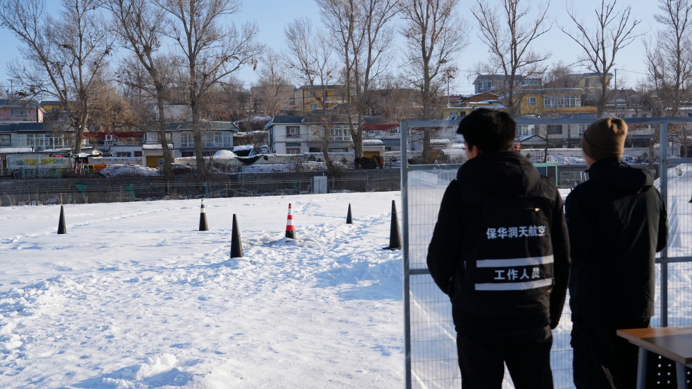 新疆无人机训练基地，保华润天航空教学场地实景
